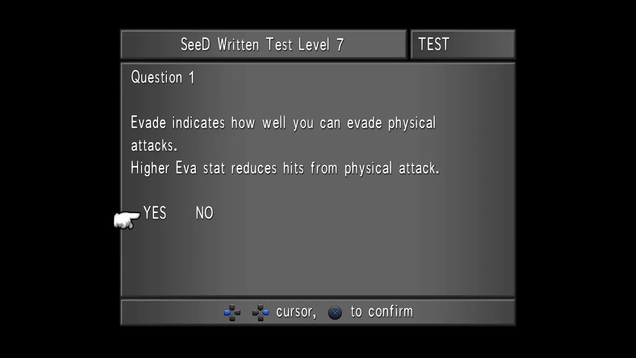 FF8 Test SeeD