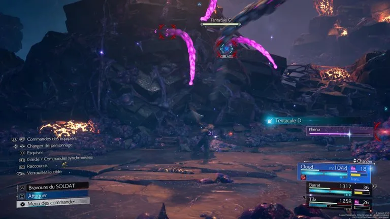 Combat Jénova-NAISSANCE — capture 10 sur 13