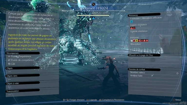 Combat Spécimen H1024 — capture 2 sur 7