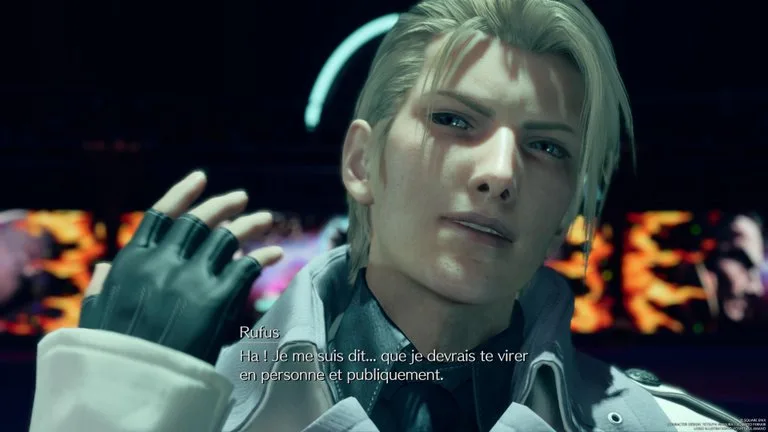 Combat Rufus Shinra — capture 1 sur 9