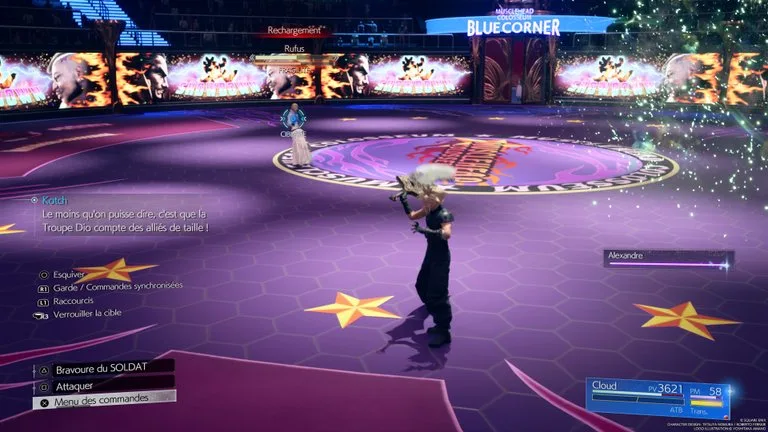 Combat Rufus Shinra — capture 3 sur 9