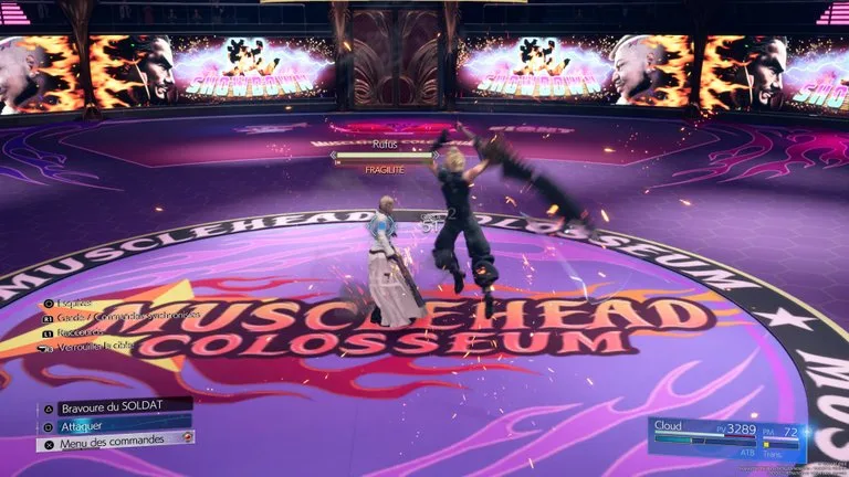 Combat Rufus Shinra — capture 4 sur 9