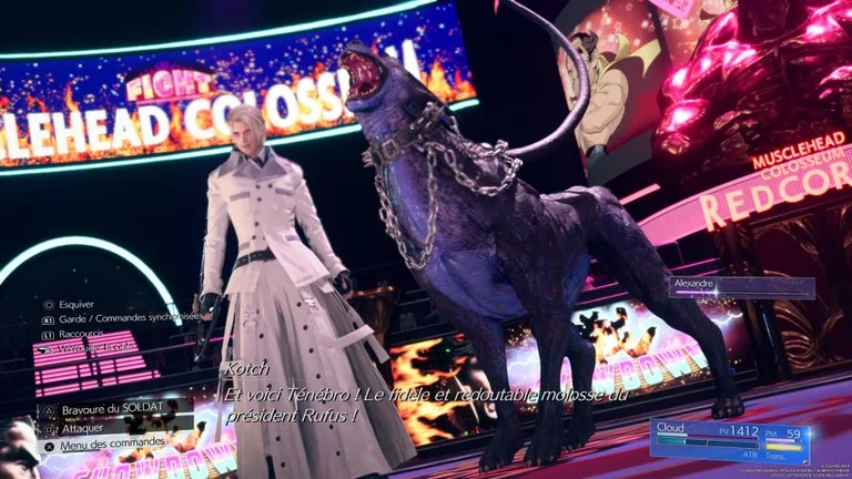Combat Rufus Shinra — capture 6 sur 9