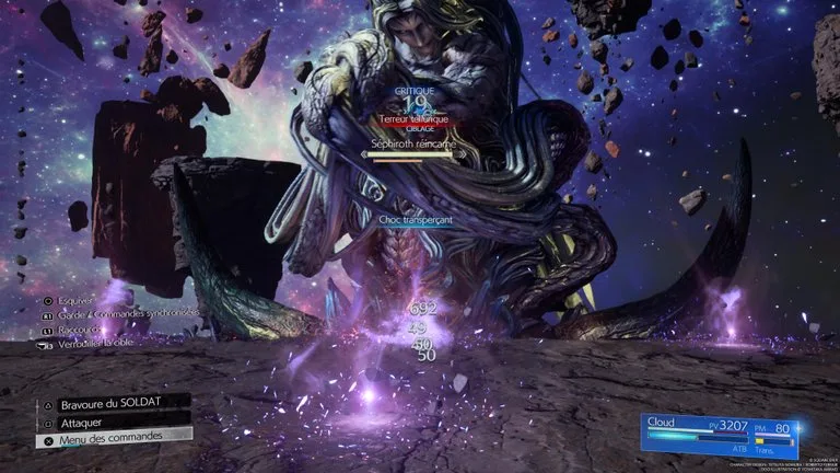Combat Séphiroth réincarné — capture 7 sur 31