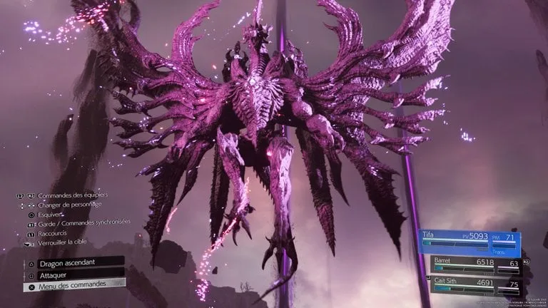 Combat Séphiroth réincarné — capture 8 sur 31