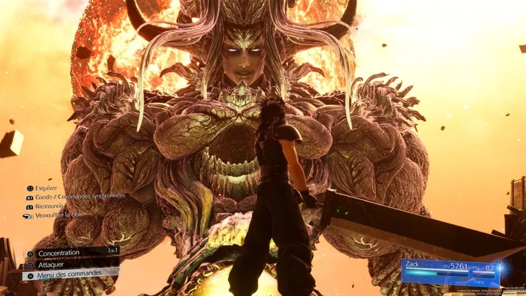 Combat Séphiroth réincarné — capture 13 sur 31