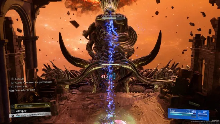 Combat Séphiroth réincarné — capture 15 sur 31