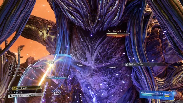 Combat Séphiroth réincarné — capture 17 sur 31