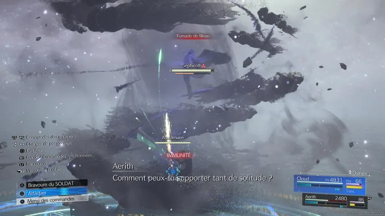 Combat Séphiroth réincarné — capture 26 sur 31