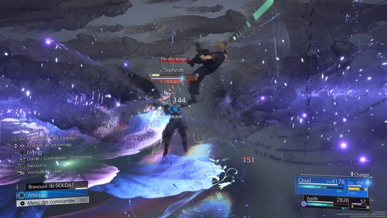 Combat Séphiroth réincarné — capture 31 sur 31