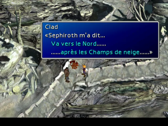 L'équipe décide de suivre Sephiroth à travers la Région du Glaçon