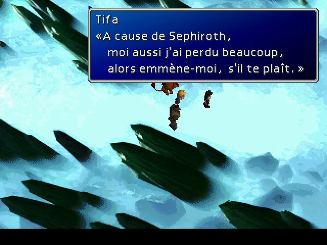 Tifa fera partie de l'équipe durant cet épisode