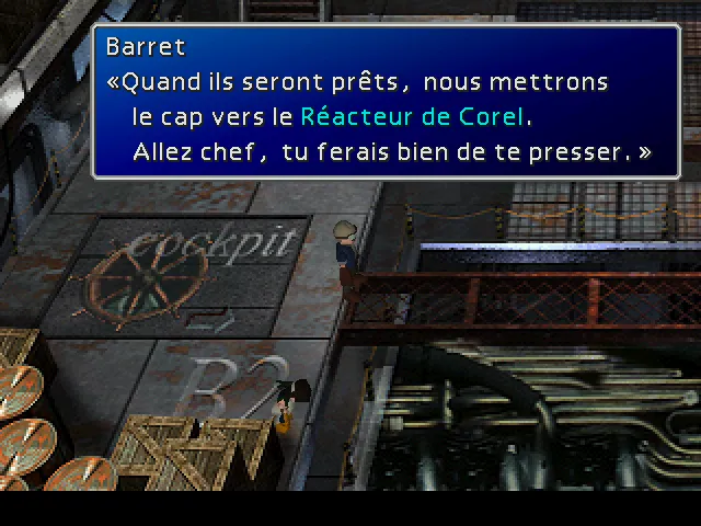Votre prochaine destination est le Réacteur de Corel