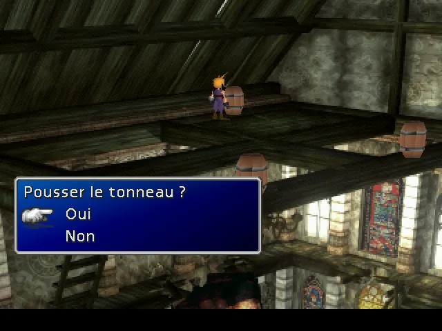 Poussez les bons tonneaux pour éviter les combats