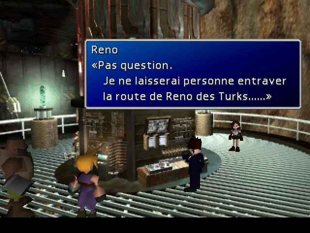 Réno pose la bombe et vous attaque