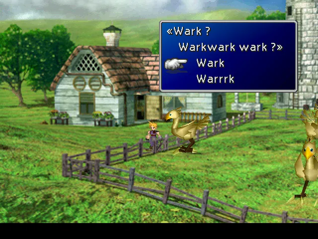 Parlez au chocobo pour obtenir votre première invocation