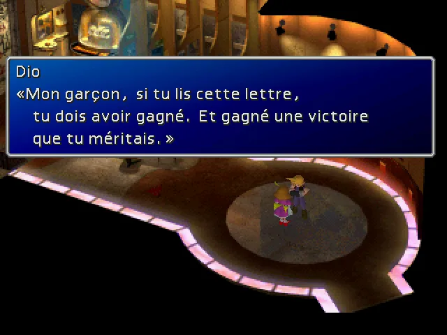 La lettre de Dio vous est remise après la victoire