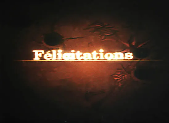 Félicitations