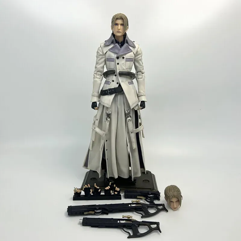 Figurine articulée authentique japonaise SE Play Arts Kai FF7 Rufus Shinra Final Fantasy 25CM sans boîte colorée
