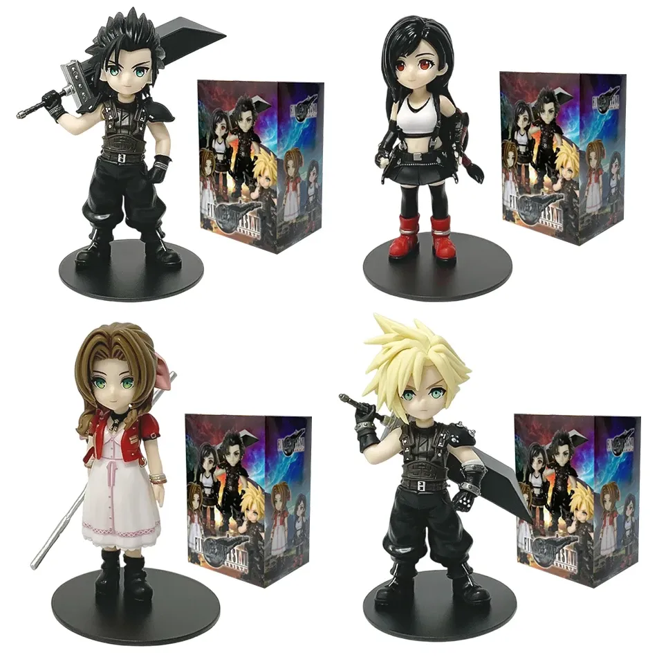 Figurine de dessin animé Cloud Strife Tifa Lockhart Aerith Gainsborough Zack